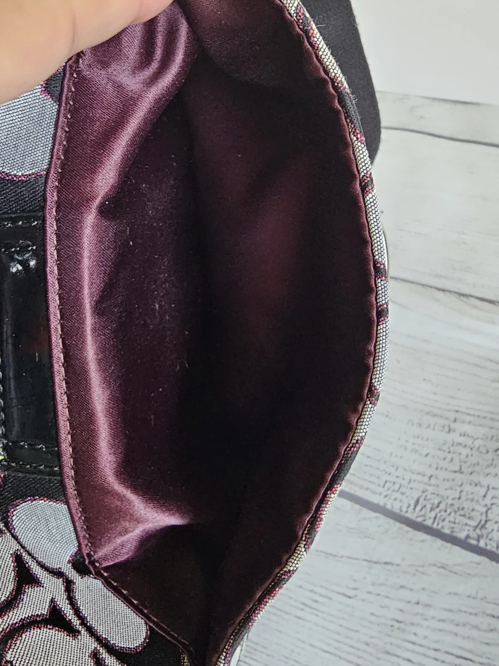 Y2K Coach Signature C Jacquard Crossbody Bag